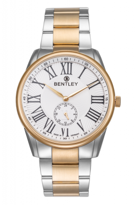 Product SKU: 1615-107773Case Material: Gold two tone stainless steelCase Size: 43.0mm X 51.2mmDial Size: 36.0mm X 36.0mmDial Color: SilverCrystal: Sapphire crystal with anti-reflective treatmentCrown: 7.0mmMovement: MIYOTA 1L45
