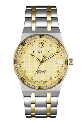 Product SKU: 1708-252MTKI-SCase Material: Gold two tone stainless steel,Case with 48 pcs white sapphireCase Size: 40.0mm x 40.0mmDial Size: Ø 31.5 mmDial Color: Gold dial with 10 pcs diamondCrystal: Sapphire crystalCrown: 6.0mmMovement: SL1601 / Automatic