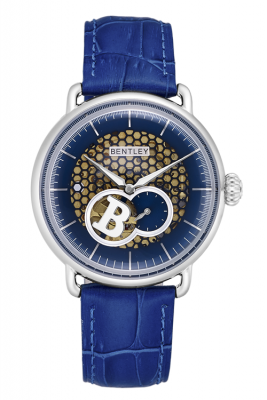 Product SKU: 1798-20WNN Case Material: Stainless steel case Case Size: 42.0mmDial Size: 36.5mm X 36.5 mmDial Color: BlueBracelet:  Blue calfskin leather strapCrystal: Sapphire crystal with anti-reflective treatmentCrown: 7.0mmMovement: 82S5 /  Automatic  