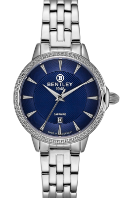 Product SKU: 1827-101LWNICase Material: All stainless steel,Case with 63pcs white sapphireCase Size: 32.0mm X 37.5mmDial Size: 26.0 mmDial Color: Blue dialCrystal: Sapphire crystal glassCrown: 5.5mmMovement: GN10