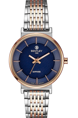Product SKU: 1855-10LTNI-RCase Material: Rose gold two tone stainless steelCase Size: 30.0mm X 36.0mmDial Size: 26.5 mmDial Color: Blue dialCrystal: Sapphire crystal glassCrown: 3.5mmMovement: VX51