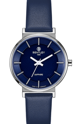 Product SKU: 1855-10LWNNCase Material: Stainless steel caseCase Size: 30.0mm X 36.0mmDial Size: 26.5 mmDial Color: Blue dialBracelet:  Blue calfskin leather strapCrystal: Sapphire crystal glassCrown: 3.5mmMovement: VX51