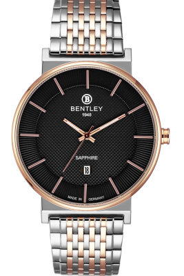 Product SKU: 1855-10MTBI-RCase Material: Rose gold two tone stainless steelCase Size: 40.0mm X 47.0mmDial Size: 36.5 mmDial Color: Black dialCrystal: Sapphire crystal glassCrown: 4.5mmMovement: VX32