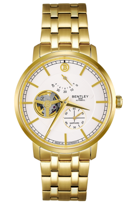 Product SKU: 1862-15MKWICase Material: Gold tone stainless steelCase Size: 40.0mm X 46.3mmDial Size: Ø 35.0 mmDial Color: White dialCrystal: Sapphire crystal glassCrown: 5.5mmMovement: EPSON YN88 / Automatic