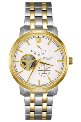 Product SKU: 1862-15MTWICase Material: Gold tone stainless steelCase Size: 40.0mm X 46.3mmDial Size: Ø 35.0 mmDial Color: Gold dialCrystal: Sapphire crystal glassCrown: 5.5mmMovement: EPSON YN88 / Automatic