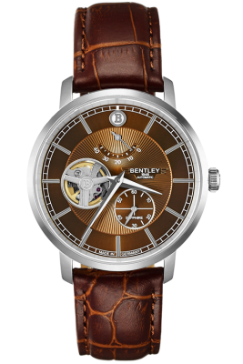Product SKU: 1862-15MWDDCase Material: Stainless steel caseCase Size: 40.0mm X 46.3mmDial Size: Ø 35.0 mmDial Color: Brown dialBracelet:  Brown calfskin leather strapCrystal: Sapphire crystal glassCrown: 5.5mmMovement: EPSON YN88 / Automatic