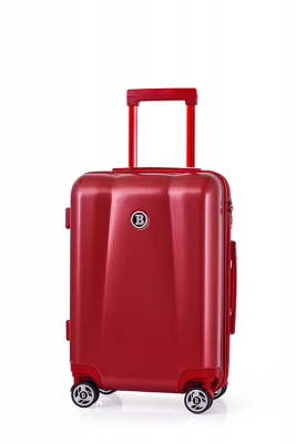 型号: BL-L220533-20◆ 20英寸紅色车款细格纹拉链框拉杆箱◆ 尺寸：57×23×39.5 公分◆ 重量：3.2 公斤◆ 材质：外框PC / 铝合金手推车手柄 / 耐压，防水◆ 特点： 防撞角设计 / 多钉加固设计 / 360度转向静音轮 / 全球TSA双锁 / 防尘罩◆ 紅色◆ 定价：￥1888