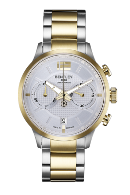 型号: BL1812-10MTWI商品介绍: 6點鐘設有日期視窗 / 3點鐘則為小秒盤 / 計時功能以2點鐘跳色按把啟動，並由中央計時秒針及9點鐘計分盤讀取
材质: 雙色PVD 不鏽鋼殼帶表壳尺寸: 42.0mm X 49.0mm表盘尺寸: 37.0 mm表盘颜色: 白色表镜: 藍寶石水晶鏡面表冠: 7.0mm机芯: 6S21