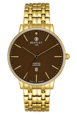 Product SKU: 1852-102MKDICase Material: Gold tone stainless steelCase Size: 41.5mm X 51.0mmDial Size: 38.0 mmDial Color: Brown dial with 1pcs diamondCrystal: Sapphire crystal glassCrown: 4.5mmMovement: VX32-6H