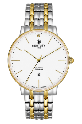 Product SKU: 1852-102MTWICase Material: Gold two tone stainless steelCase Size: 41.5mm X 51.0mmDial Size: 38.0 mmDial Color: White dial with 1pcs diamondCrystal: Sapphire crystal glassCrown: 4.5mmMovement: VX32-6H
