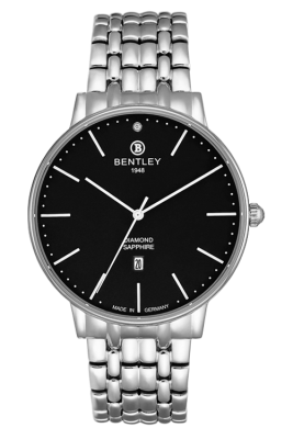Product SKU: 1852-102MWBICase Material: All stainless steelCase Size: 41.5mm X 51.0mmDial Size: 38.0 mmDial Color: Black dial with 1pcs diamondCrystal: Sapphire crystal glassCrown: 4.5mmMovement: VX32-6H