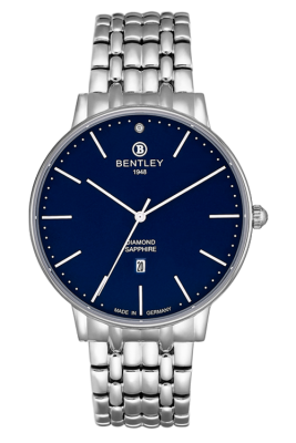 Product SKU: 1852-102MWNICase Material: All stainless steelCase Size: 41.5mm X 51.0mmDial Size: 38.0 mmDial Color: Blue dial with 1pcs diamondCrystal: Sapphire crystal glassCrown: 4.5mmMovement: VX32-6H