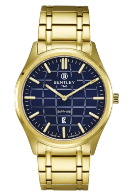 Product SKU: 1871-10MKNICase Material: Gold tone stainless steel Case Size: 41.0mm X 47.5mmDial Size: Ø 34.0 mmDial Color: Blue dial Crystal: Sapphire crystal glassCrown: 4.5mmMovement: VX3KE-6H