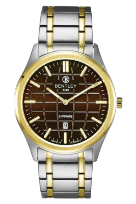 Product SKU: 1871-10MTDI-KCase Material: Gold two tone stainless steel Case Size: 41.0mm X 47.5mmDial Size: Ø 34.0 mmDial Color: Brown dial Crystal: Sapphire crystal glassCrown: 4.5mmMovement: VX3KE-6H