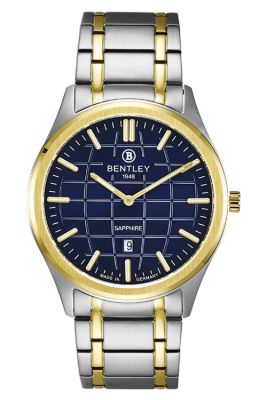 Product SKU: 1871-10MTNI-KCase Material: Gold two tone stainless steel Case Size: 41.0mm X 47.5mmDial Size: Ø 34.0 mmDial Color: Blue dial Crystal: Sapphire crystal glassCrown:  4.5mmMovement: VX3KE-6H