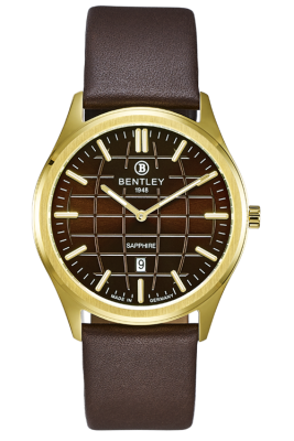 Product SKU: 1871-10MKDDCase Material: Gold tone case Case Size: 41.0mm X 47.5mmDial Size: Ø 34.0 mmDial Color: Brown dial Bracelet:  Brown calfskin leather strapCrystal: Sapphire crystal glassCrown: 4.5mmMovement: VX3KE-6H