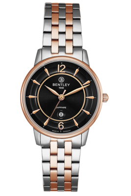 Product SKU: 1853-10LTBA-RCase Material: Rose gold two tone stainless steelCase Size: 32.0mm X 37.0mmDial Size: 28.0 mmDial Color: Black dialCrystal: Sapphire crystal glassCrown: 3.5mmMovement: VX82