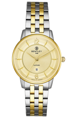 Product SKU: 1853-10LTKACase Material: Gold two tone stainless steelCase Size: 32.0mm X 37.0mmDial Size: 28.0 mmDial Color: Gold dialCrystal: Sapphire crystal glassCrown: 3.5mmMovement: VX82