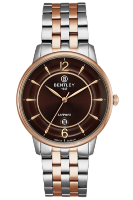 Product SKU: 1853-10MTDA-RCase Material: Rose gold two tone stainless steelCase Size: 40.0mm X 46.5mmDial Size: 36.5 mmDial Color: Brown dialCrystal: Sapphire crystal glassCrown: 4.5mmMovement: VX32