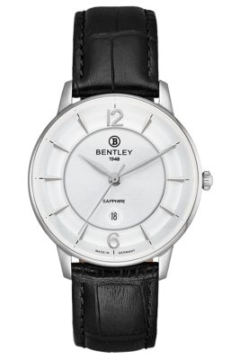 Product SKU: 1853-10MWCBCase Material: Stainless steel caseCase Size: 40.0mm X 46.5mmDial Size: 36.5 mmDial Color: Silver dialBracelet:  Black calfskin leather strapCrystal: Sapphire crystal glassCrown: 4.5mmMovement: VX32