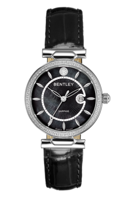 型号: BL2339-10LWBB商品介绍: 錶殼鑲 60顆白色藍寶石材质: IP金色不鏽鋼錶殼表壳尺寸: 32.0 X 38.5mm表盘尺寸: Ø26.0mm表盘颜色: 黑色珍珠母貝表带:  咖啡色真皮皮帶表镜: 耐磨損藍寶石水晶玻璃表冠: Ø 4.0mm机芯: 2015