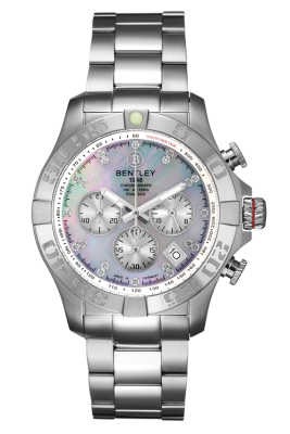 Product SKU: BL2496-102MWWI-WDescription: All stainless steelCase Size: 43.0mm X 51.0mmDial Size: Ø 34.0mmDial Color: White MOP dial with 20pcs diamondCrystal: Sapphire crystal glassCrown: Ø 7.0mmMovement: VK63