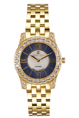 Product SKU: BL2415-101BKNIDescription: Gold tone stainless steelCase Material: Case with 39pcs white sapphireCase Size: 31.0mm X 51.2mmDial Size: Ø 23.0mmDial Color: Blue dialCrystal: Sapphire crystalCrown: 4.0mmMovement: RONDA 762