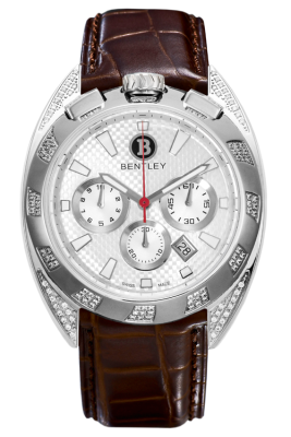 Product SKU: 82-402003Description: Stainless steel Case with 125 pcs diamondsCase Size: 43.0mm X 46.0mmDial Size:  32.0 mm X32.0 mmDial Color: SilverBracelet:  Brown genuine leather strapCrystal: crystal with anti-reflective treatmentCrown: 7.5mmMovement: RONDA 3540