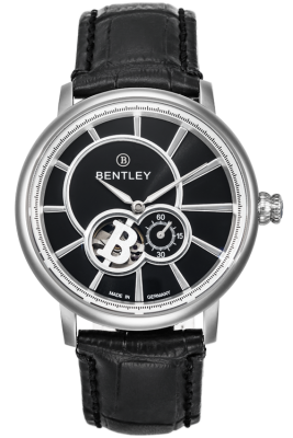 Product SKU: 1690-15011Case Material: Stainless steel caseCase Size: 42.0mm X 44.7mmDial Size: 36.0mm X 36.0mmDial Color: Black dialBracelet:  Black calfskin leather strapCrystal: Sapphire crystal with anti-reflective treatmentCrown: 7.0mmMovement: MIYOTA 82S5 / Automatic