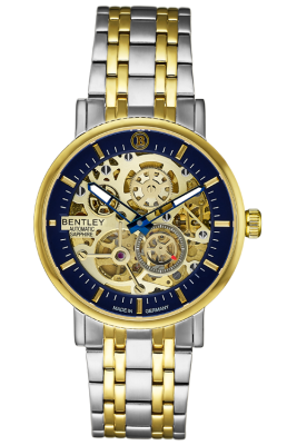 Product SKU: 1833-25MTNICase Material: Gold two tone stainless steelCase Size: 39.0mm X 34.0mmDial Size: 34.0 mmDial Color: Blue dial / Small SecondCrystal: Sapphire crystal glassCrown: 5.5mmMovement: 8N40 / Automatic