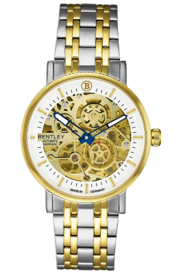 Product SKU: 1833-25MTWICase Material: Gold two tone stainless steelCase Size: 39.0mm X 34.0mm Dial Size: 34.0 mmDial Color: White dial / Small SecondCrystal: Sapphire crystal glassCrown: 5.5mmMovement: 8N40 / Automatic