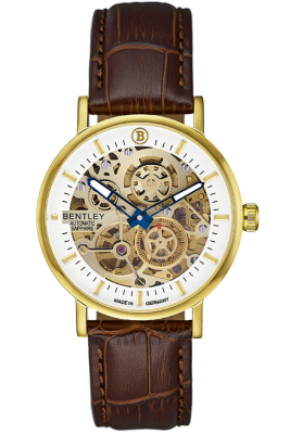 Product SKU: 1833-25MKWDCase Material: Gold tone caseCase Size: 39.0mm X 34.0mmDial Size: 34.0 mmDial Color: White dial / Small SecondBracelet:  Brown calfskin leather strapCrystal: Sapphire crystal glassCrown: 5.5mmMovement: 8N40 / Automatic