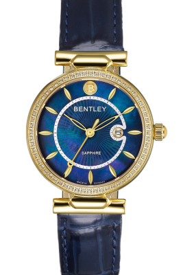Product SKU: BL2339-10LKNNDescription: Gold tone caseCase Material: Case with 60pcs white sapphireCase Size: 32.0mm X 38.5mmDial Size: Ø 26.0mmDial Color: Blue MOP dialBracelet:  Blue calfskin leather strapCrystal: Sapphire crystal glassCrown: Ø 4.0mmMovement: 2015
