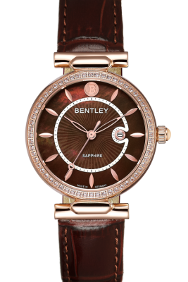 Product SKU: BL2339-10LRDDDescription: Rose gold tone caseCase Material: Case with 60pcs white sapphireCase Size: 32.0mm X 38.5mmDial Size: Ø 26.0mmDial Color: Brown MOP dialBracelet:  Brown calfskin leather strapCrystal: Sapphire crystal glassCrown: Ø 4.0mmMovement: 2015