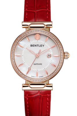 Product SKU: BL2339-10LRWRDescription: Rose gold tone caseCase Material: Case with 60pcs white sapphireCase Size: 32.0mm X 38.5mmDial Size: Ø 26.0mmDial Color: White MOP dialBracelet:  Red calfskin leather strapCrystal: Sapphire crystal glassCrown: Ø 4.0mmMovement: 2015