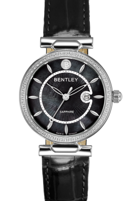 Product SKU: BL2339-10LWBBDescription: Stainless steel caseCase Material: Case with 60pcs white sapphireCase Size: 32.0mm X 38.5mmDial Size: Ø 26.0mmDial Color: Black MOP dialBracelet:  Black calfskin leather strapCrystal: Sapphire crystal glassCrown: Ø 4.0mmMovement: 2015