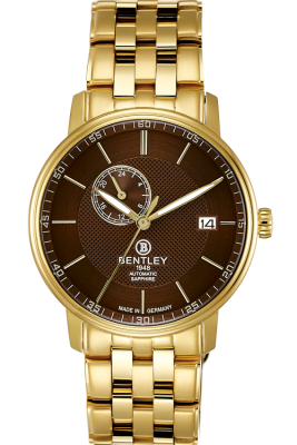 Product SKU: 1832-15MKDICase Material: Gold tone stainless steelCase Size: 40.0mm X 46.0mmDial Size: 34.0 mmDial Color: Brown dialCrystal: Sapphire crystal glassCrown: 5.5mmMovement: NH37 / Automatic