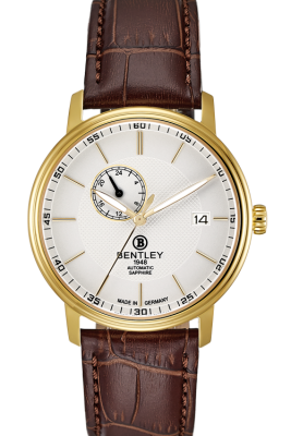 Product SKU: 1832-15MKWDCase Material: Gold tone caseCase Size: 40.0mm X 46.0mmDial Size: 34.0 mmDial Color: White dialBracelet:  Brown calfskin leather strapCrystal: Sapphire crystal glassCrown: 5.5mmMovement: NH37 / Automatic