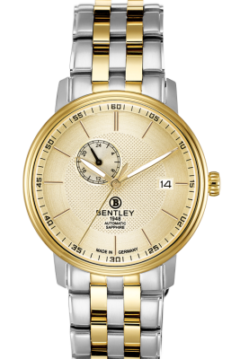Product SKU: 1832-15MTKICase Material: Gold two tone stainless steelCase Size: 40.0mm X 46.0mmDial Size: 34.0 mmDial Color: Gold dialCrystal: Sapphire crystal glassCrown: 5.5mmMovement: NH37 / Automatic