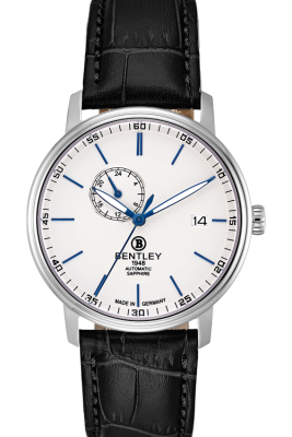 Product SKU: 1832-15MWWBCase Material: Stainless steel caseCase Size: 40.0mm X 46.0mmDial Size: Ø 34.0 mmDial Color: White dialBracelet:  Black calfskin leather strapCrystal: Sapphire crystal glassCrown: 5.5mmMovement: NH37 / Automatic