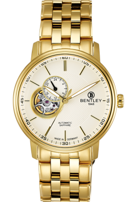 Product SKU: 1832-25MKWICase Material: Gold tone stainless steelCase Size: 40.0mm X 46.0mmDial Size: 34.0 mmDial Color:  Ivory dial Crystal: Sapphire crystal glassCrown: 5.5mmMovement: NH39 / Automatic