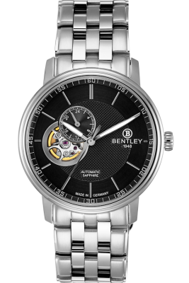 Product SKU: 1832-25MWBICase Material: All stainless steelCase Size: 40.0mm X 46.0mmDial Size: 34.0 mmDial Color: Black dialCrystal: Sapphire crystal glassCrown: 5.5mmMovement: NH39 / Automatic