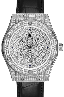 Product SKU: BL2206-152MWCBSDescription: Stainless steel caseCase Material: Case with 310pcs white sapphireCase Size: 45.0mm X 55.0mmDial Size: Ø 32.0mmDial Color: Silver dial with 8pcs diamond , 4pcs blue sapphire 395pcs white sapphireBracelet:  Black calfskin leather strapCrystal: Sapphire crystal glassCrown: Ø 6.5mmMovement: MIYOTA 8215