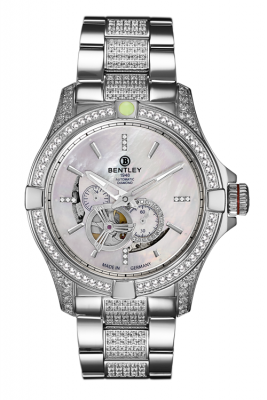 Product SKU: 2096-152WWI-SDescription: All stainless steelCase Material: Case with 258pcs white sapphireCase Size: 43.0mm X 51.0mmDial Size:  Ø 34.0 mmDial Color: White MOP dial with 30pcs diamond Bracelet:  Band with 150pcs white sapphireCrystal: Sapphire crystal glassCrown: 7.0mmMovement: 82S7 / Automatic