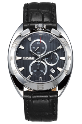 Product SKU: BL82-20011-1Case Material: Stainless steel caseCase Size: 43.0mm X 46.0mmDial Size: Ø 32.0mm Dial Color: Gray dialBracelet:  Black genuine leather strapCrystal: Sapphire crystal glassCrown: Ø 7.5mmMovement: RONDA 5030.D