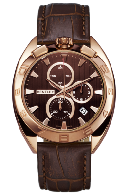 Product SKU: BL82-20533-1Case Material: Rose gold tone caseCase Size: 43.0mm X 46.0mmDial Size: Ø 32.0mm Dial Color: Brown dialBracelet:  Brown genuine leather strapCrystal: Sapphire crystal glassCrown: Ø 7.5mmMovement: RONDA 5030.D