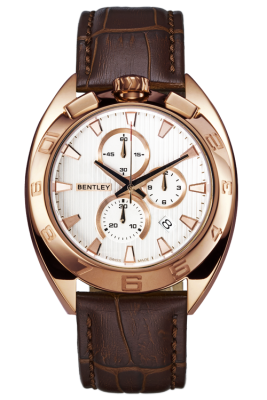 Product SKU: BL82-20593-1Case Material: Rose gold tone caseCase Size: 43.0mm X 46.0mmDial Size: Ø 32.0mm	Dial Color: Silver dialBracelet:  Brown genuine leather strapCrystal: Sapphire crystal glassCrown: Ø 7.5mmMovement: RONDA 5030.D