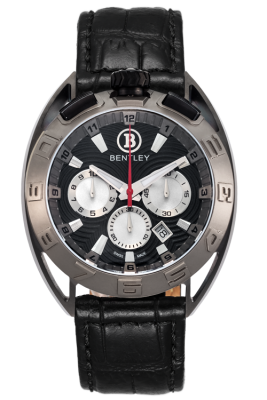 Product SKU: BL82-70881-1Case Material: Titanium case with black tone plating Case Size: 46.0mm X 54.5mmDial Size: Ø 34.0mmDial Color: Black dialBracelet:  Black genuine leather strapCrystal: Sapphire crystal glassCrown: Ø 8.0mmMovement: Ronda 3540.D
