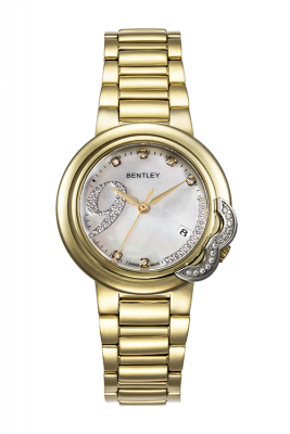 Product SKU: 89-202474Case Material: Gold two tone stainless steel,Case with 13pcs diamondCase Size: 35.0mm X 41.7mmDial Size: 25.0mm X 25.0mmDial Color: White MOP dial with 6pcs diamondCrystal: Sapphire crystal with anti-reflective treatmentCrown: 4.0mmMovement: RONDA 705-3