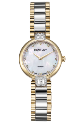 Product SKU: 1710-10LTCI-SCase Material: Gold two tone stainless steel,Case with 40pcs white sapphireCase Size: 30.0mm Dial Size: 24.0mm X24.0mmDial Color: White MOP dial with 12pcs diamondCrystal: Sapphire crystal with anti-reflective treatmentCrown: 4.5mmMovement: MIYOTA GL20(2H)